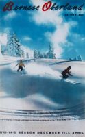 BERNESE OBERLAND SKI-ING SEASON 1938 - Original Plakat
