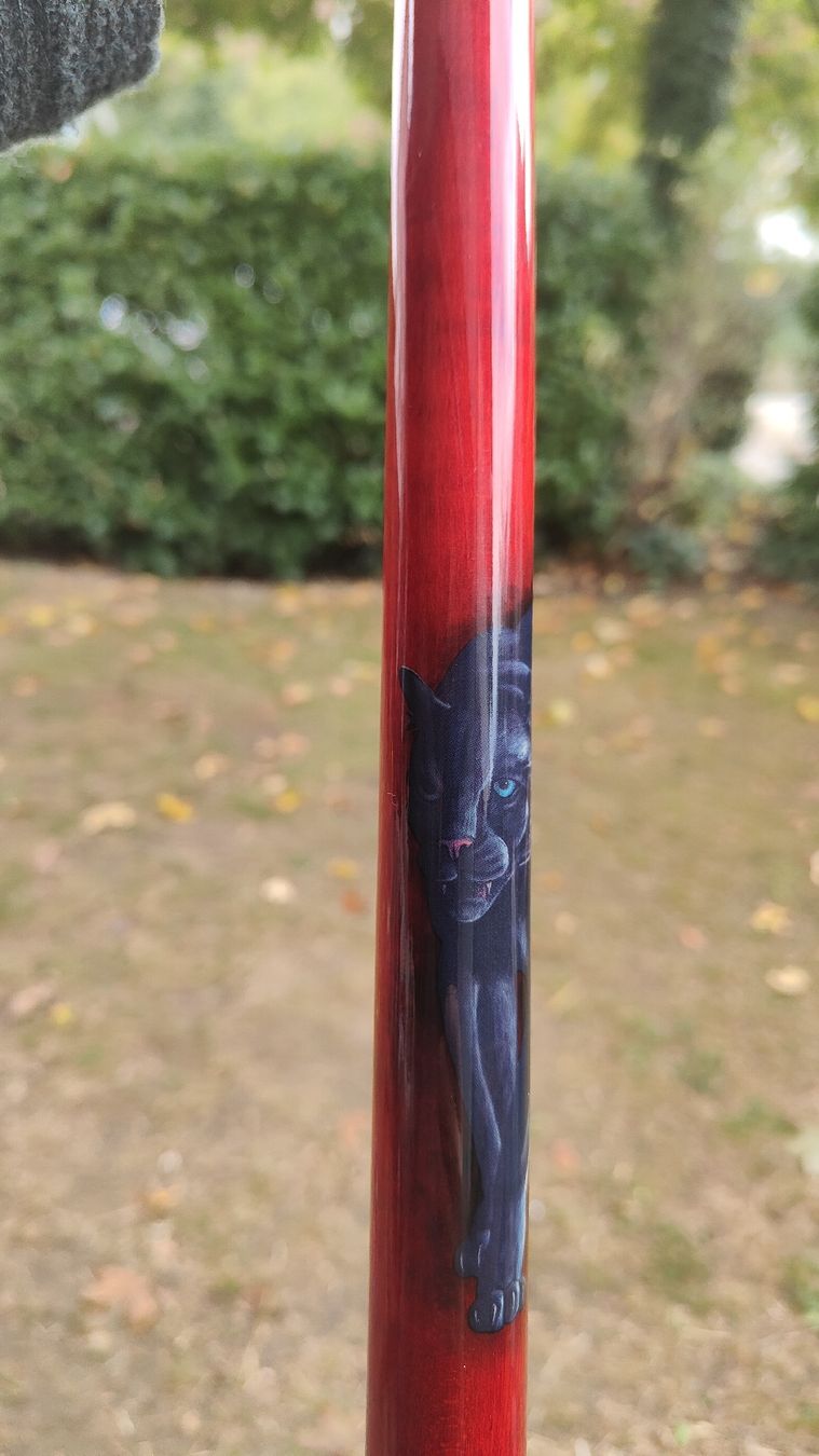 Stecche da biliardo: Huebler Billiard Queue Black Panter – Usato da Altikon venduto da fledermaus12 1