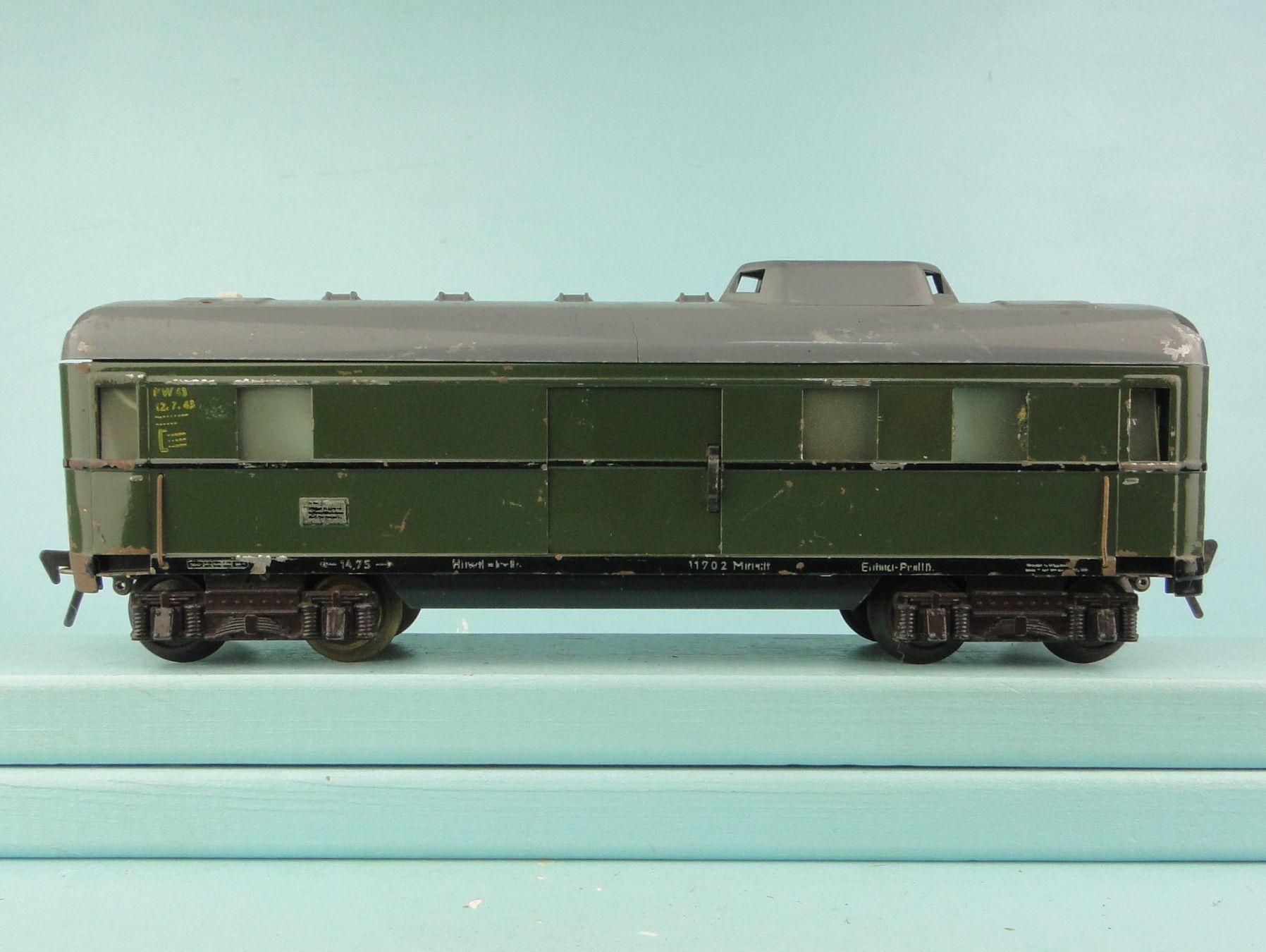 Fleischmann Modellini di ferrovie: Fleischmann Spur 0 Gepäckwagen – Usato da Bülach venduto da cann11 3