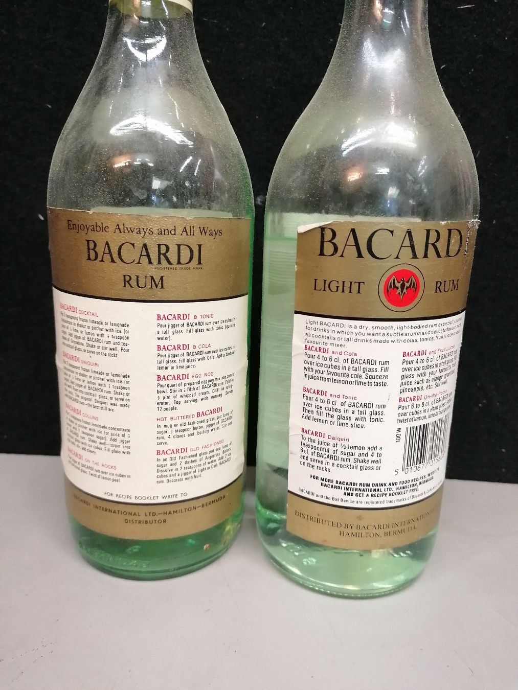 Spirituosen: 2 BOUTEILLES RON BACARDI SUPERIOR ENTAMÉ – Gebraucht aus Genève von Leboucheoreilles 4