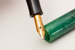 Montblanc III azure blue, vintage full