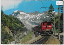 Furka-Oberalp-Bahn bei Gletsch