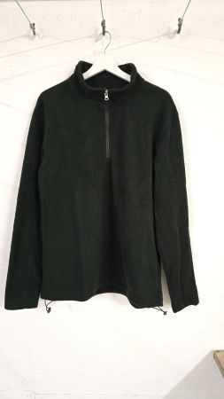 Fleece-Pullover - L - Deep Black / Cozy & Stylisch