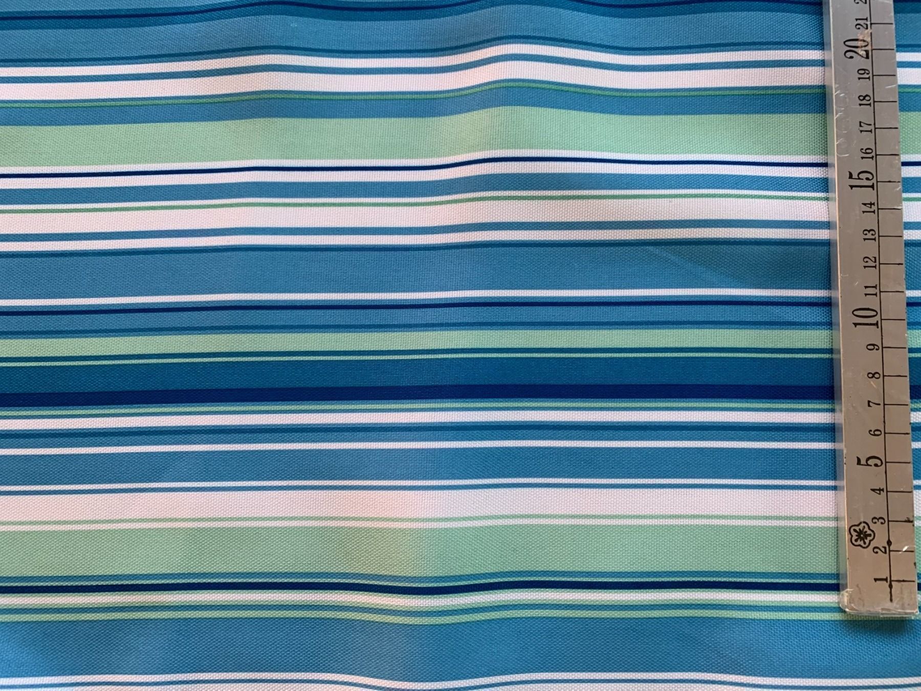 Tessuti: Tischtuch Stoff, blau gestreift – Nuovo (secondo la descrizione) da Worb venduto da farben20zauber