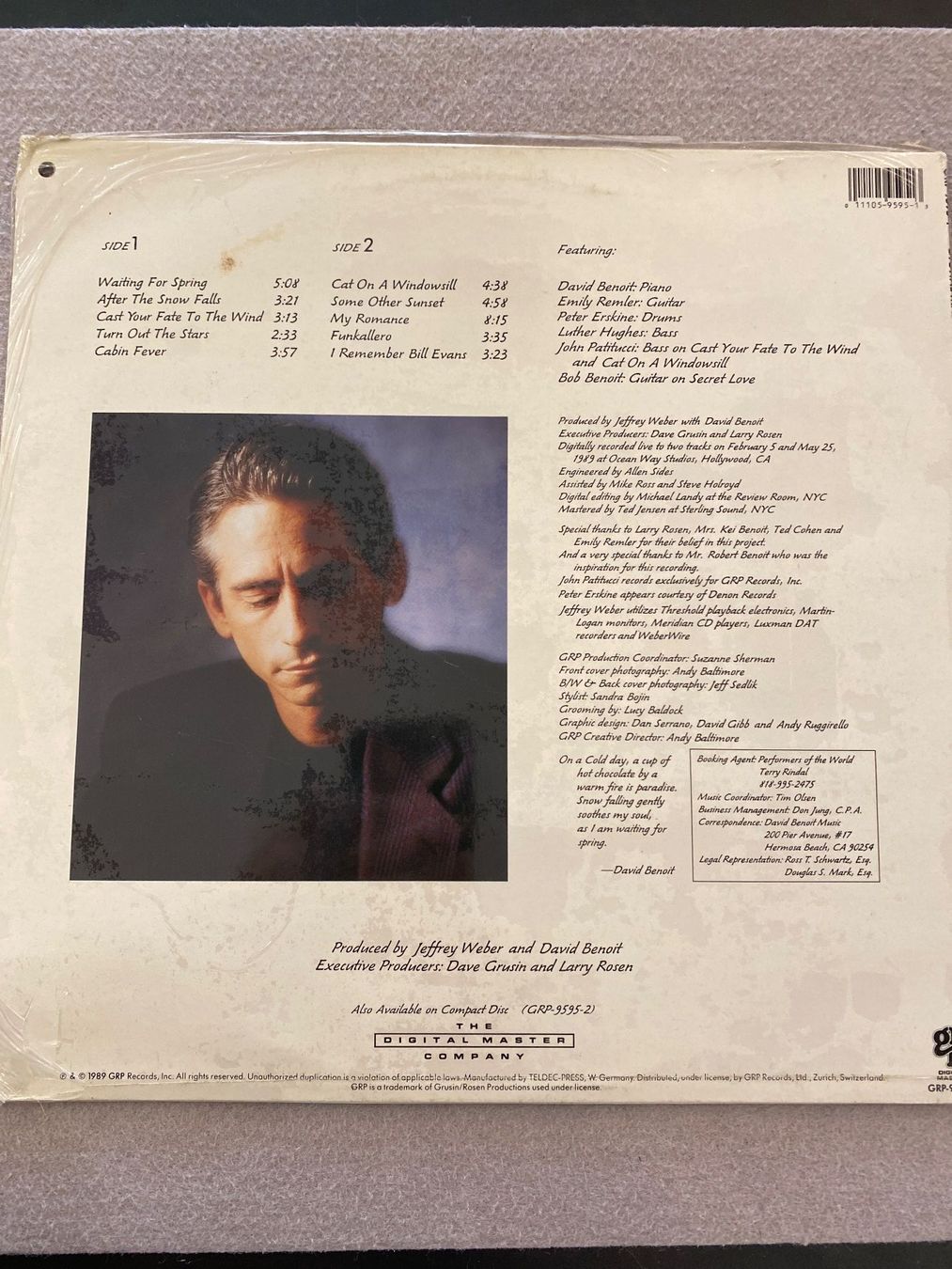 Dischi in vinile: David Benoit 3 LP's   -  1xOvp 2 x NM – Usato da Abtwil SG venduto da steph61 6