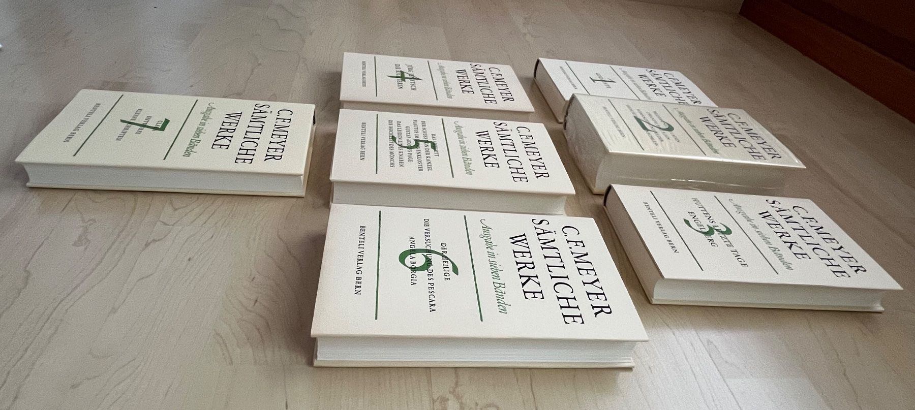 Libri: C.F. Meyer - Gesamtausgabe in sieben Bänden – Nuovo e nell'imballaggio originale da Zürich venduto da Gurkis 1