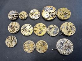 14 Taschenuhr Werke