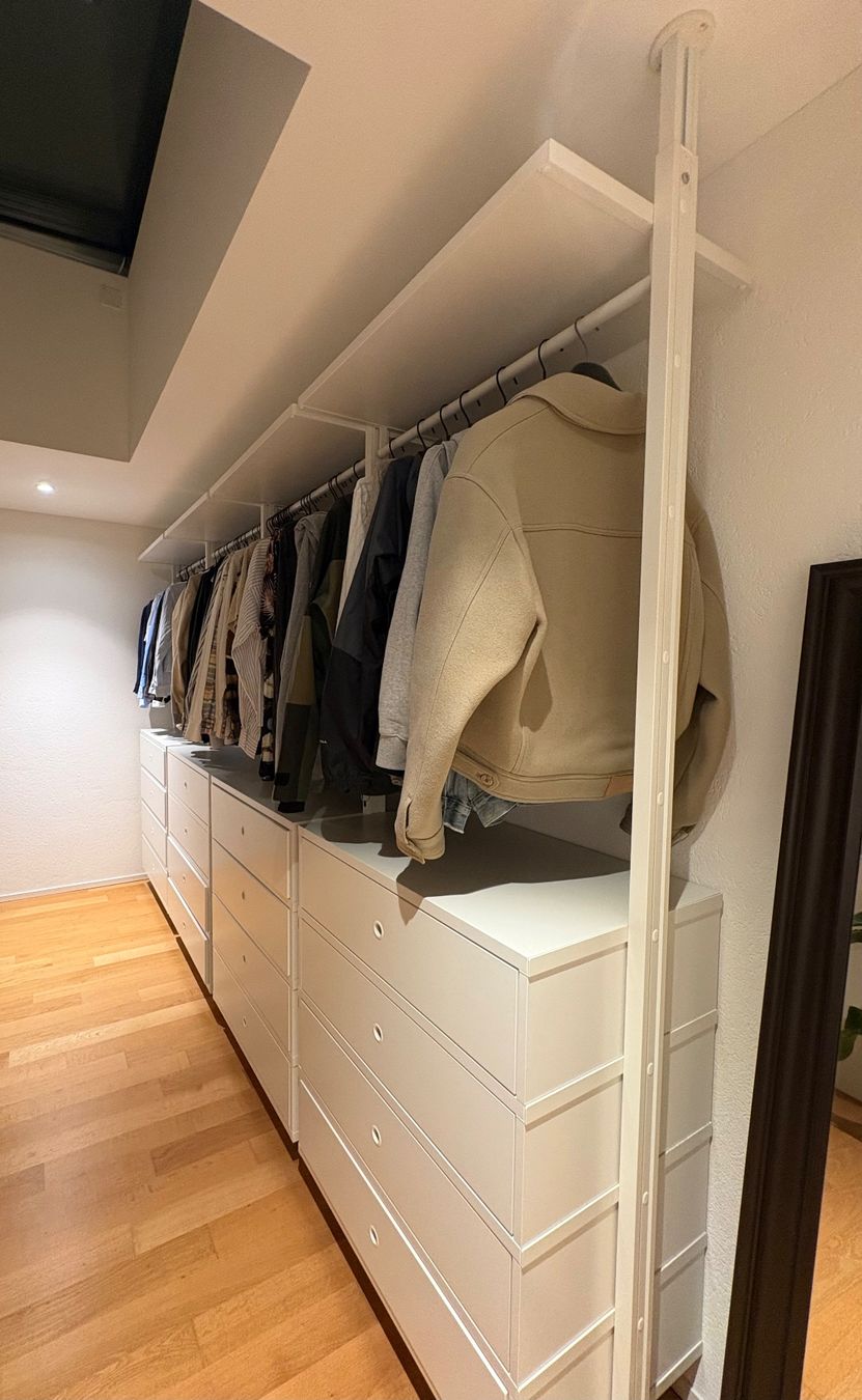 Ikea Schränke: Ikea Elvari System weiss - Modular 260x60x236cm – Gebraucht aus Kriens von F.Schaub 1