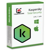 Kaspersky Total Security 5 Geräte für 1 Jahr