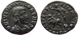 JULIAN II bronze nummus (355-361 AD). Selten