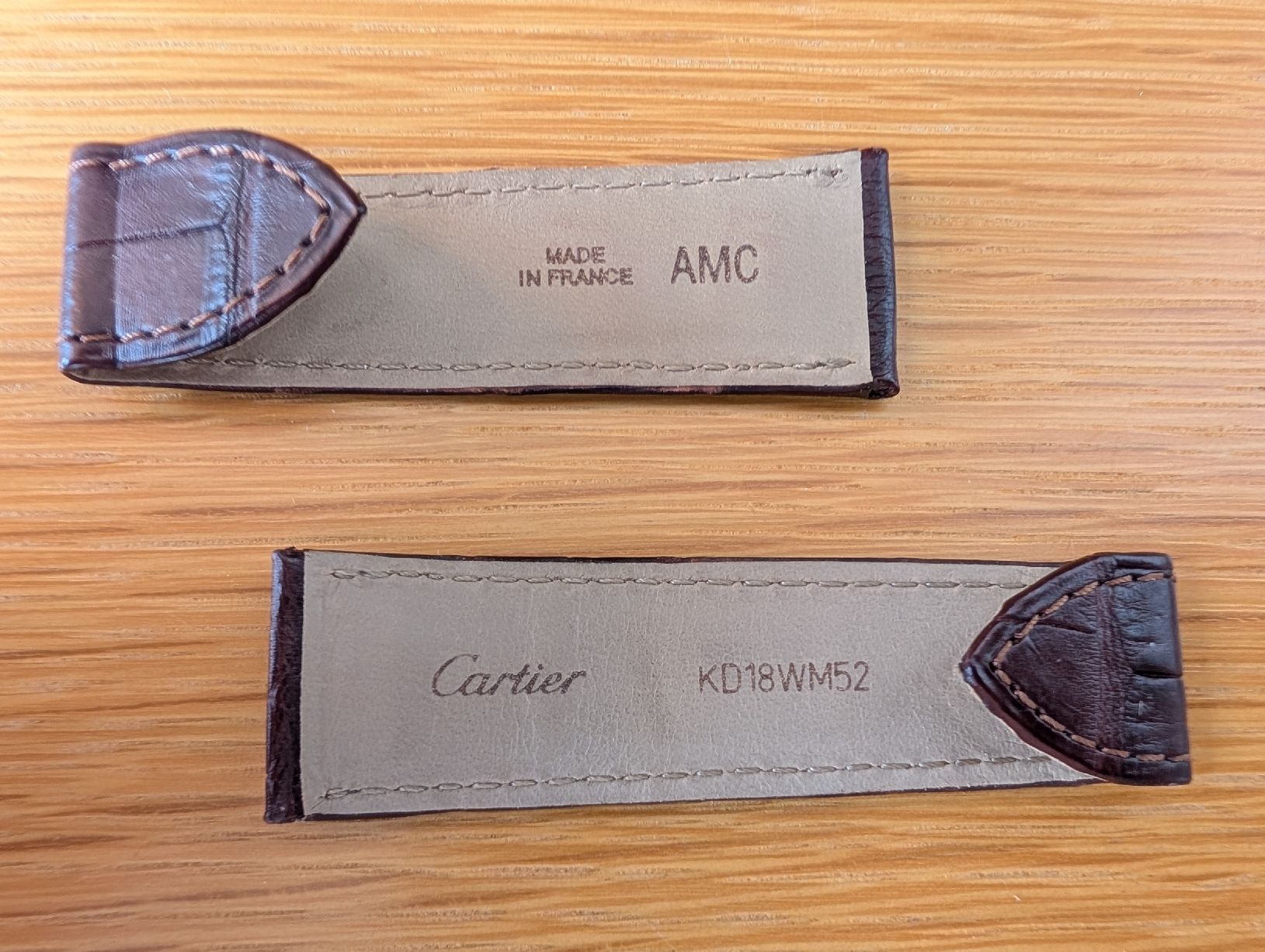 Cartier Bracciali & Braccialetti: Bracelet de montre Cartier brun – Usato da Genève venduto da marcheeba 1