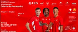 1x Ticket Schweiz - Nordmazedonien