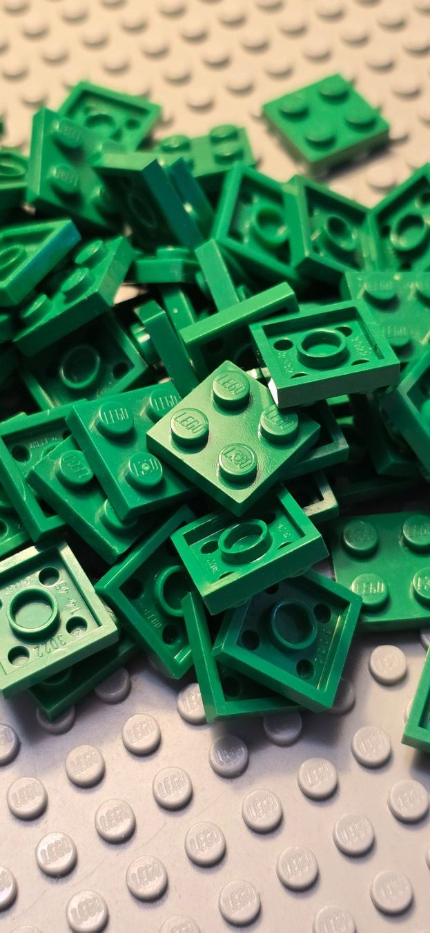 Lego Kit di costruzioni: Lego 40x Platten 2x2 (3022) – Usato da Basel venduto da Swi-7621