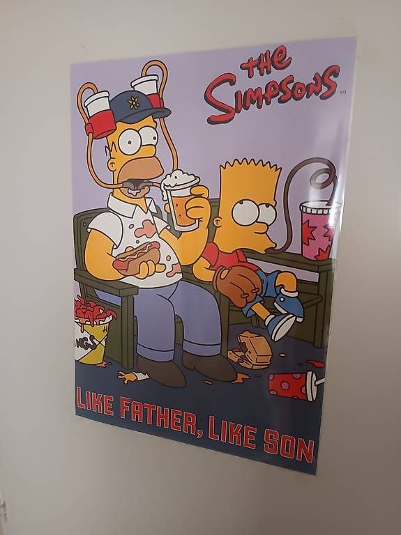 Foto & Immagini: Poster Simpson "Like father, Like son" – Usato da Genève venduto da Maxou84