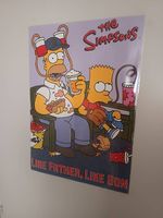 Poster Simpson "Like father, Like son"