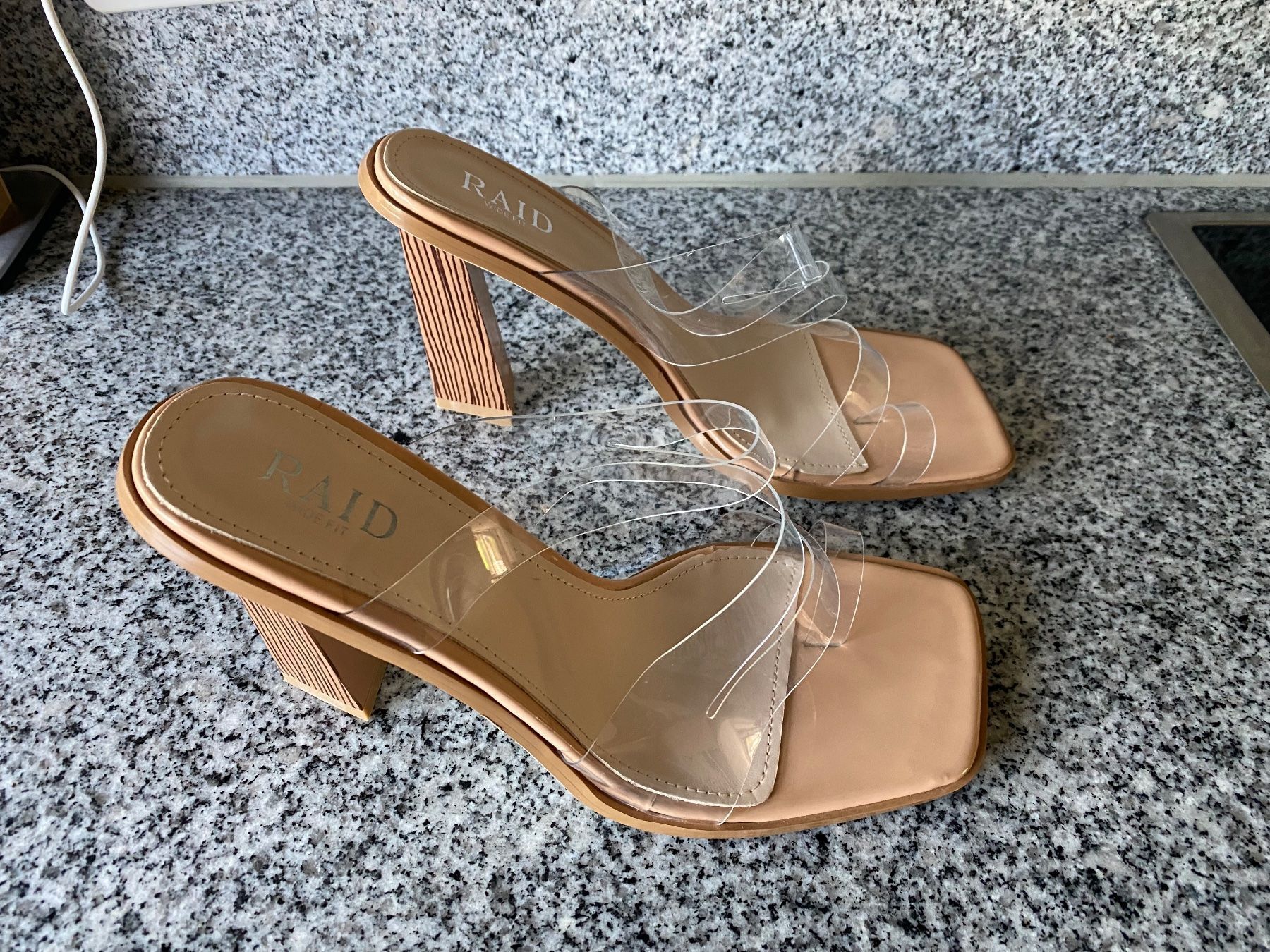 Scarpe da donna: Raid High Heels NEU transparent / Gr. 41 – Nuovo (secondo la descrizione) da Russikon venduto da Leks4 1