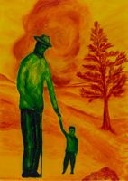Gemälde - Altes loslassen - Moderner Expressionismus - Acryl