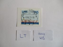 Voll Letzttagsstempel der Postschliessung 1566 St-Aubin FR
