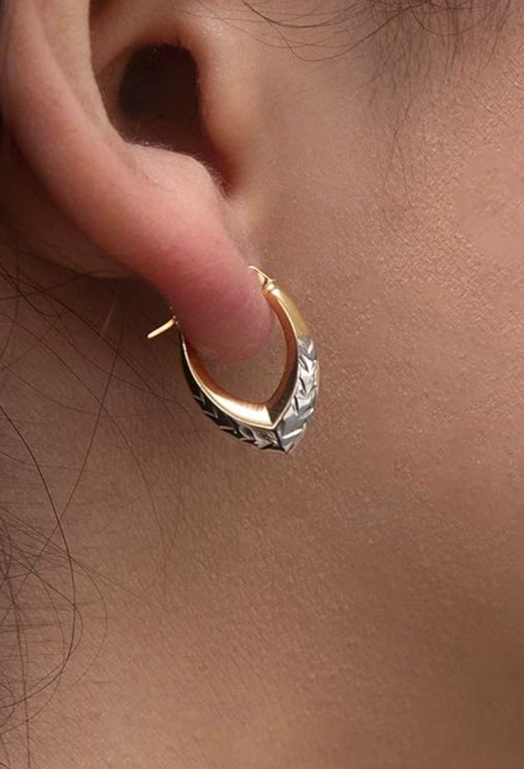 Orecchini pendenti & Orecchini a lobo: Damen-Ohrringe 9 k (375) Bicolor – Nuovo e nell'imballaggio originale da Hemmental venduto da Zirconwelt