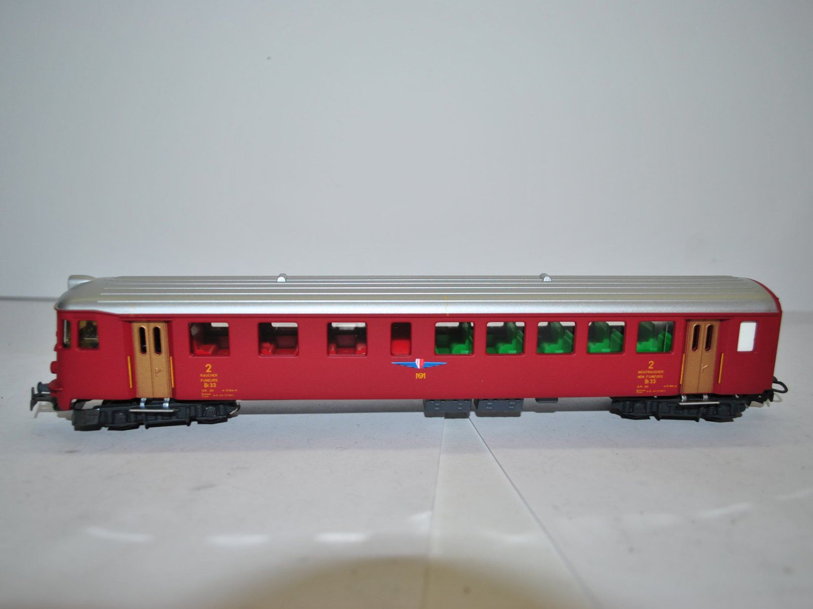 Hag Modellini di ferrovie: HAG Steuerwagen MO (PDB223) – Usato da Aarwangen venduto da Bahnsupport