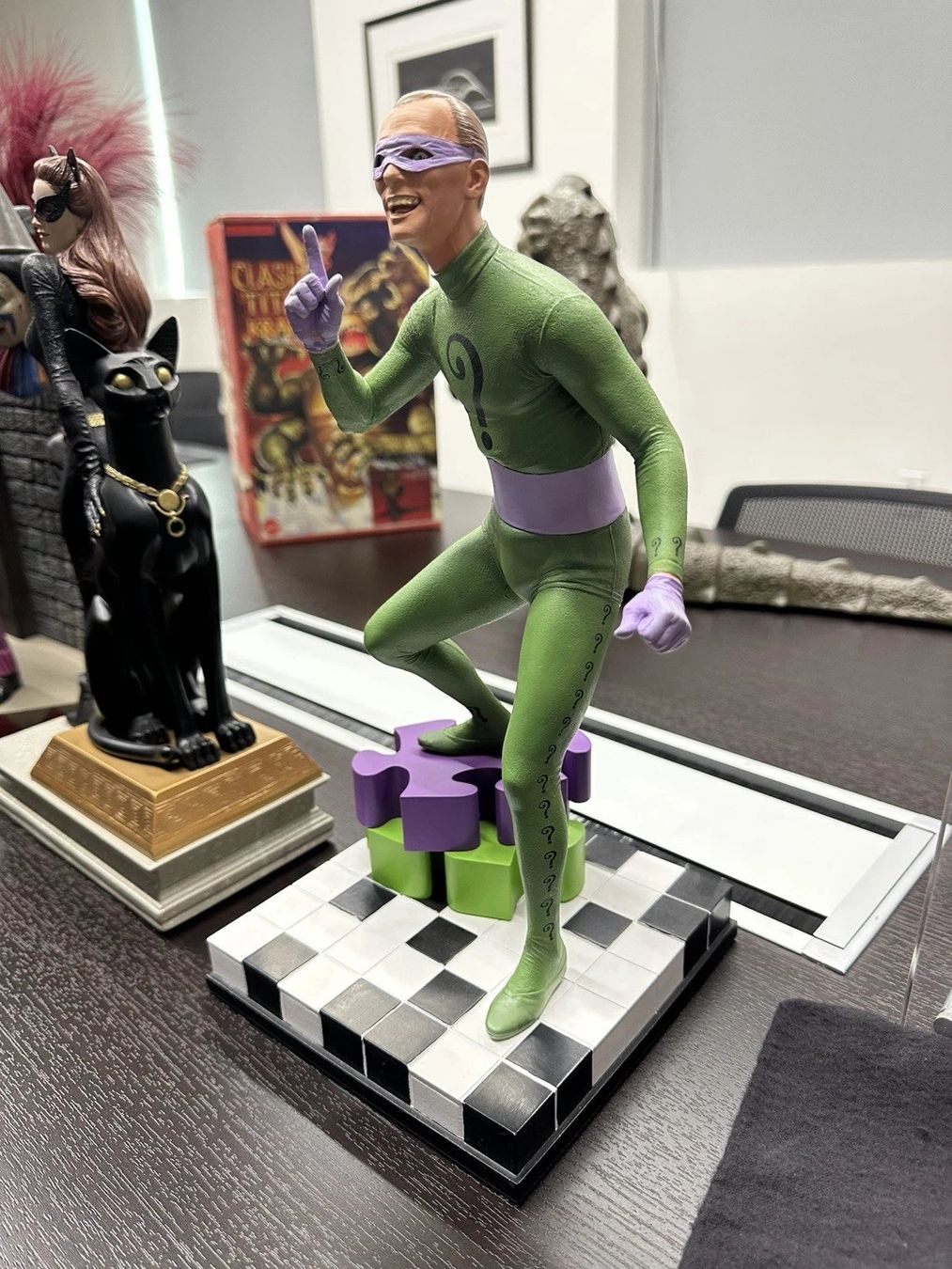 Statuette: Tweeterhead Riddler Maquette Statue 1966 Batman Classic TV – Usato da Oberentfelden venduto da FiguresAndGamesPlace 1