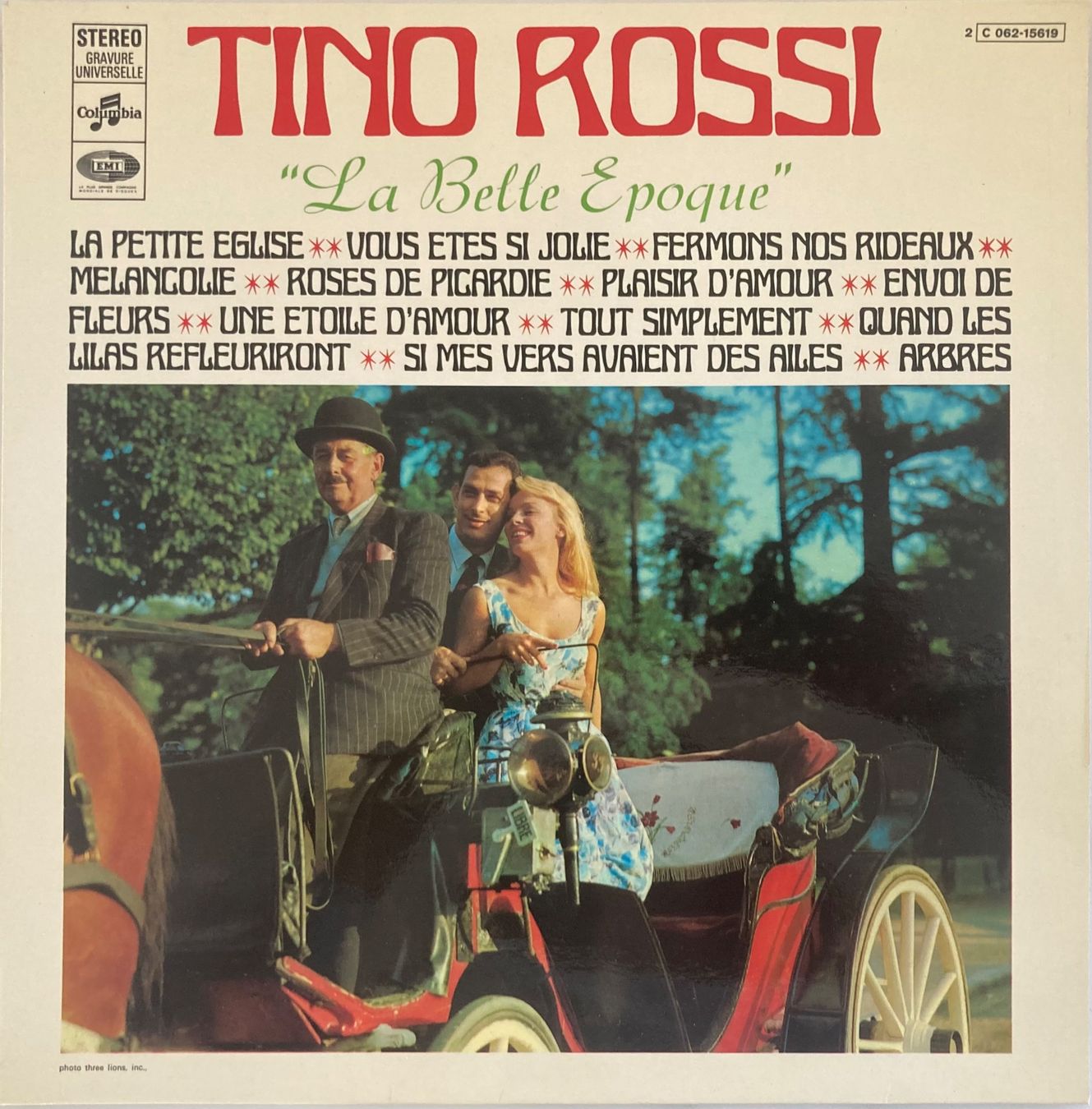 Dischi in vinile: TINO ROSSI - "LA BELLE EPOQUE" – Usato da Poliez-Pittet venduto da Newtown-Records