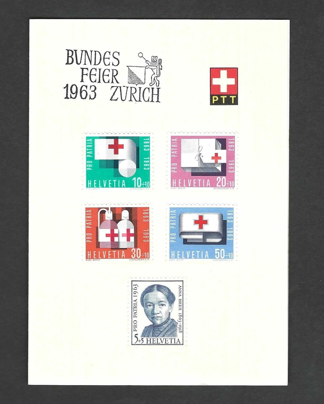 Tutti i francobolli: FDC Pro Patria Satz 1963 – Usato da Koblenz venduto da Markenhimmel
