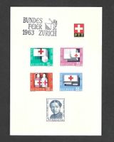 FDC Pro Patria Satz 1963