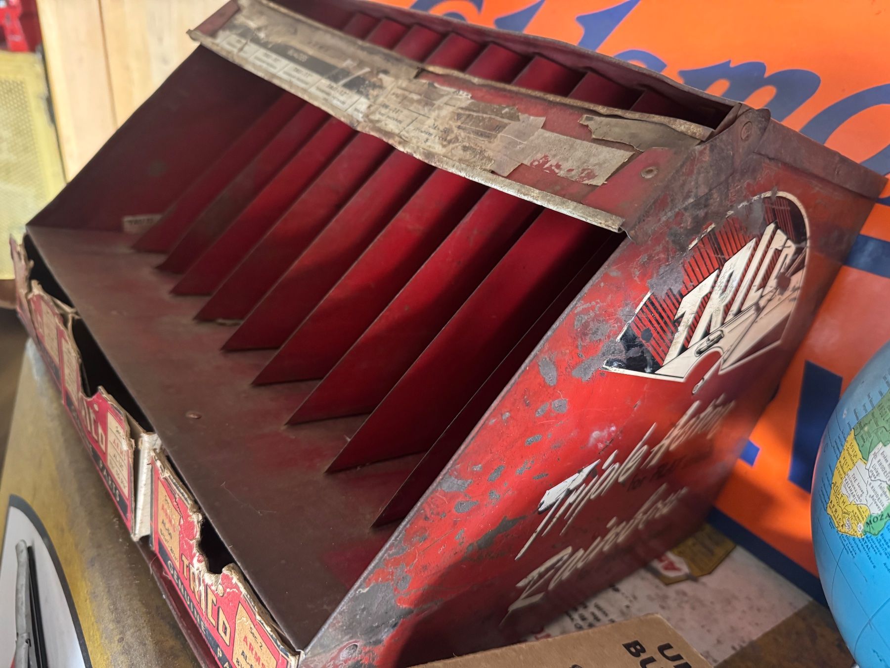 Schilder: ALTE METALL DISPLAY ORIGINAL UM 1950 SELTEN – Gebraucht aus Balterswil von MR_FEELGOOD 2