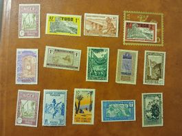 Timbres divers Afrique et Outre-mer français lot
