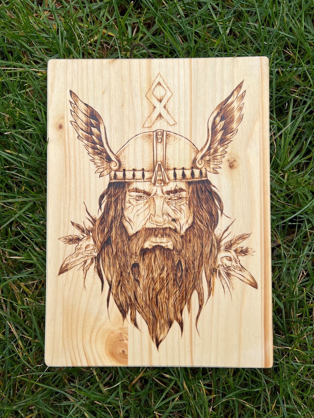 Foto & Immagini: Holz-Bild Odin – Usato da Sternenberg venduto da Coocoo