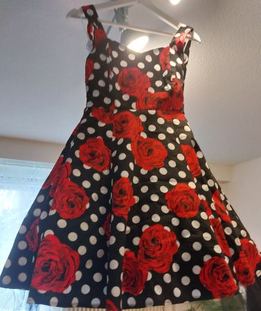 Pin up Kleid / Rockabilly Grösse S