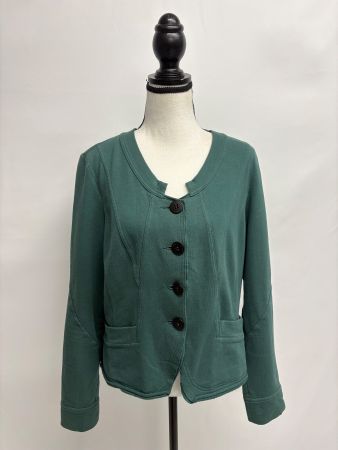 Wunderschöner, grün Cardigan von Sandwich Gr. L Baumwolle