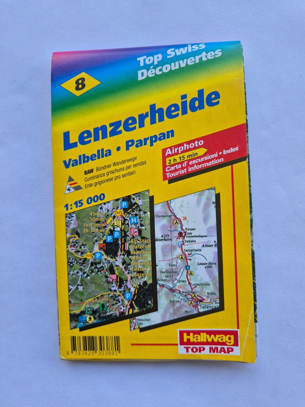 Karten: Hallwag Top Map Lenzerheide Valbella Parpan – Gebraucht aus Langendorf von zvonu161