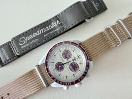 OMEGA x SWATCH Mission to Pluto "Safari", NO box & papers