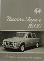 BETRIEBSANLEITUNG | ALFA GIULIA SUPER 1600 - AB 05.1976 - DE