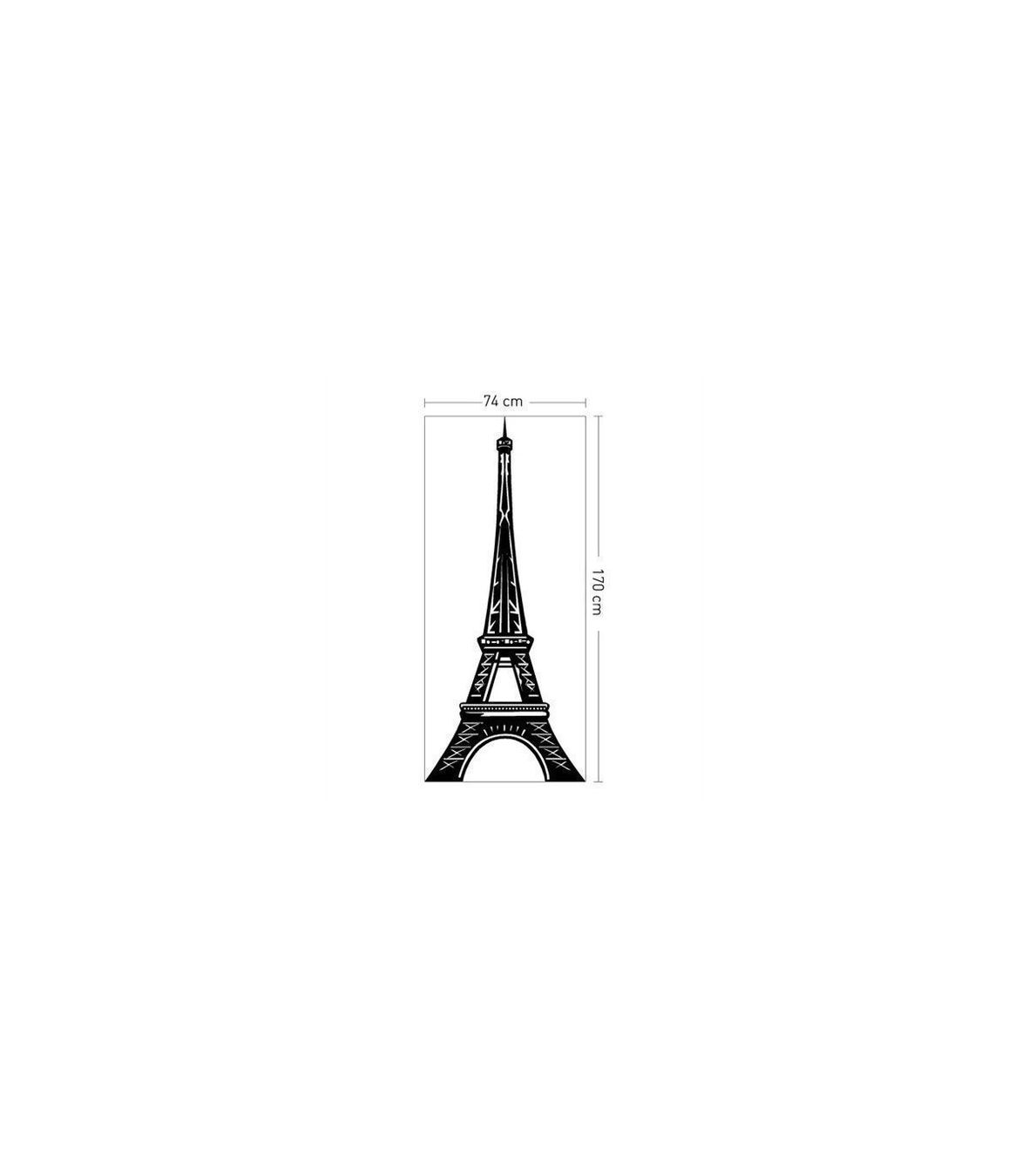 Tessuti: Velours Wandtattoo Eiffelturm 170X74 cm – Nuovo e nell'imballaggio originale da Reinach AG venduto da evimshop 2
