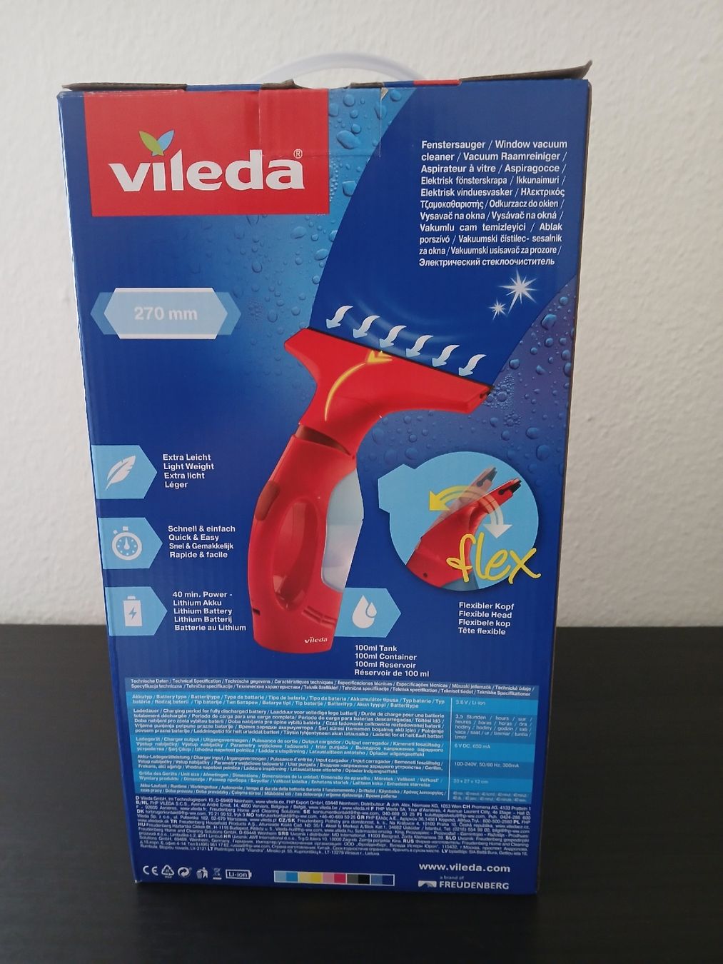 Vileda Altro per la casa: !!! Vileda Windo Matic Flex !!! – Nuovo e nell'imballaggio originale da Reinach BL venduto da Ibizo69 2