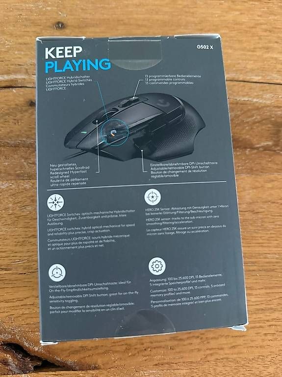 Logitech Mouse: Logitech g502 x Kabel – Usato da Zell LU venduto da Boris_B 1