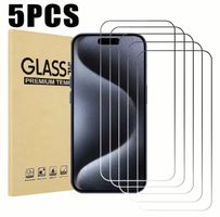 5x iPhone 15 Plus Panzerglas Schutz Displayschutz Glas 9H