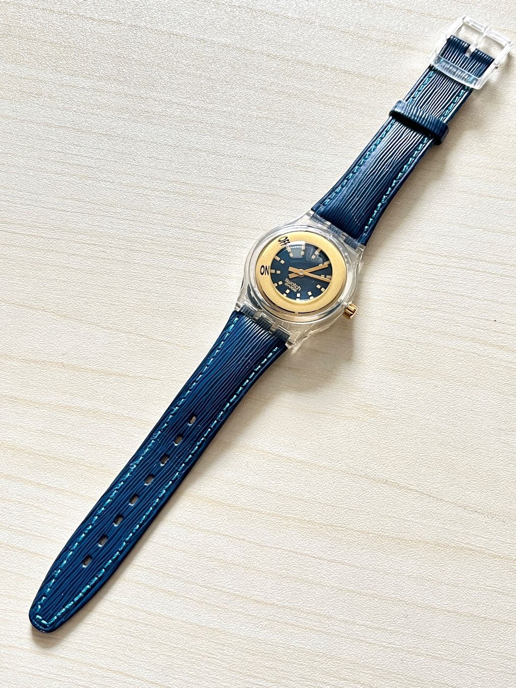 Swatch Orologi: Swatch Uhr, seltenes Modell "ON OFF", Top! – Usato da Grenchen venduto da chththl 1