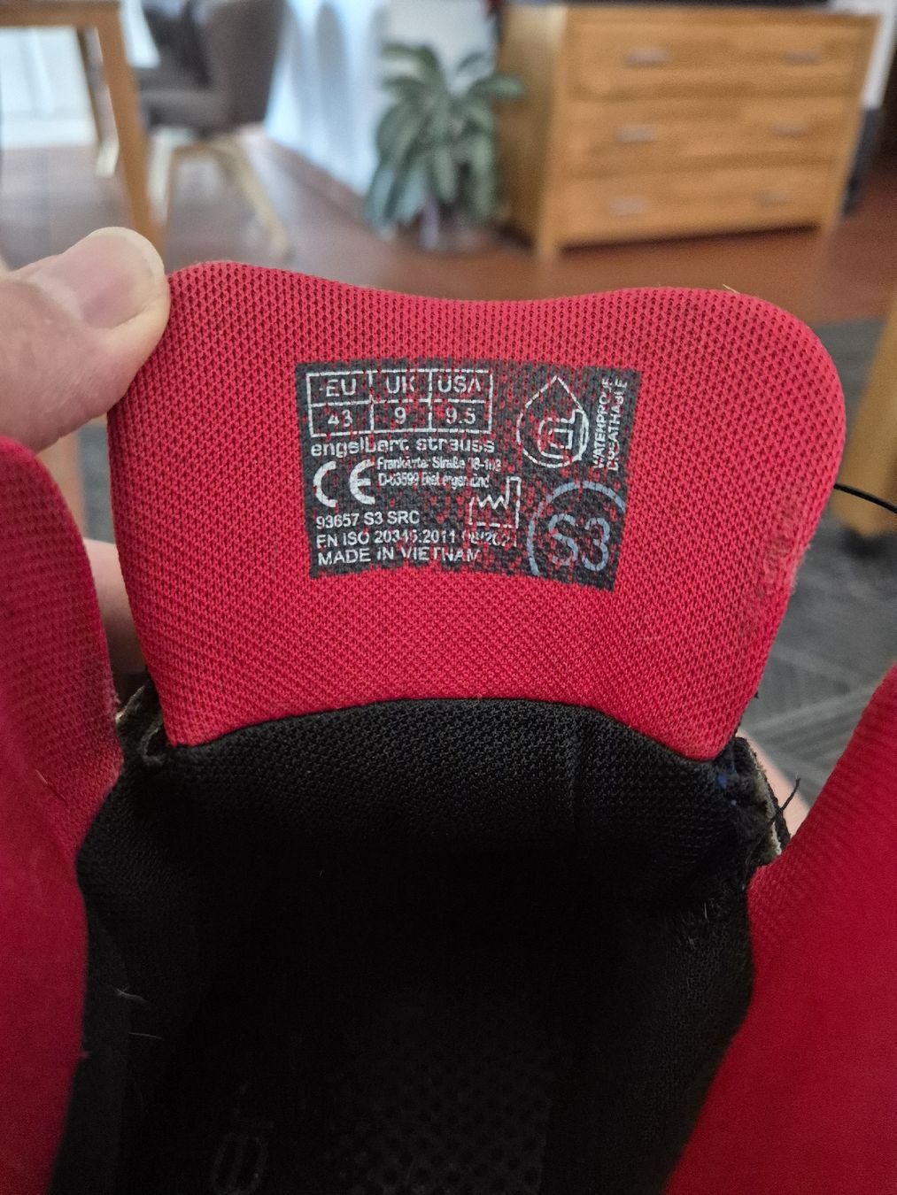 Engelbert Strauss Herrenschuhe: Sicherheits-Schuhe Engelbert Strauss, Gr. 43 – Gebraucht aus Pfungen von Sonnestern 1