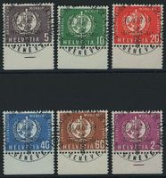 1957 - Genfer Aemter · OMS - Ersttag Voll Stempel ET