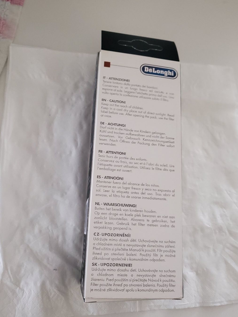 De'Longhi Sanitari: DeLonghi Wasserfilter neu ungeöffnet – Nuovo e nell'imballaggio originale da Unterägeri venduto da 0alfa0 2