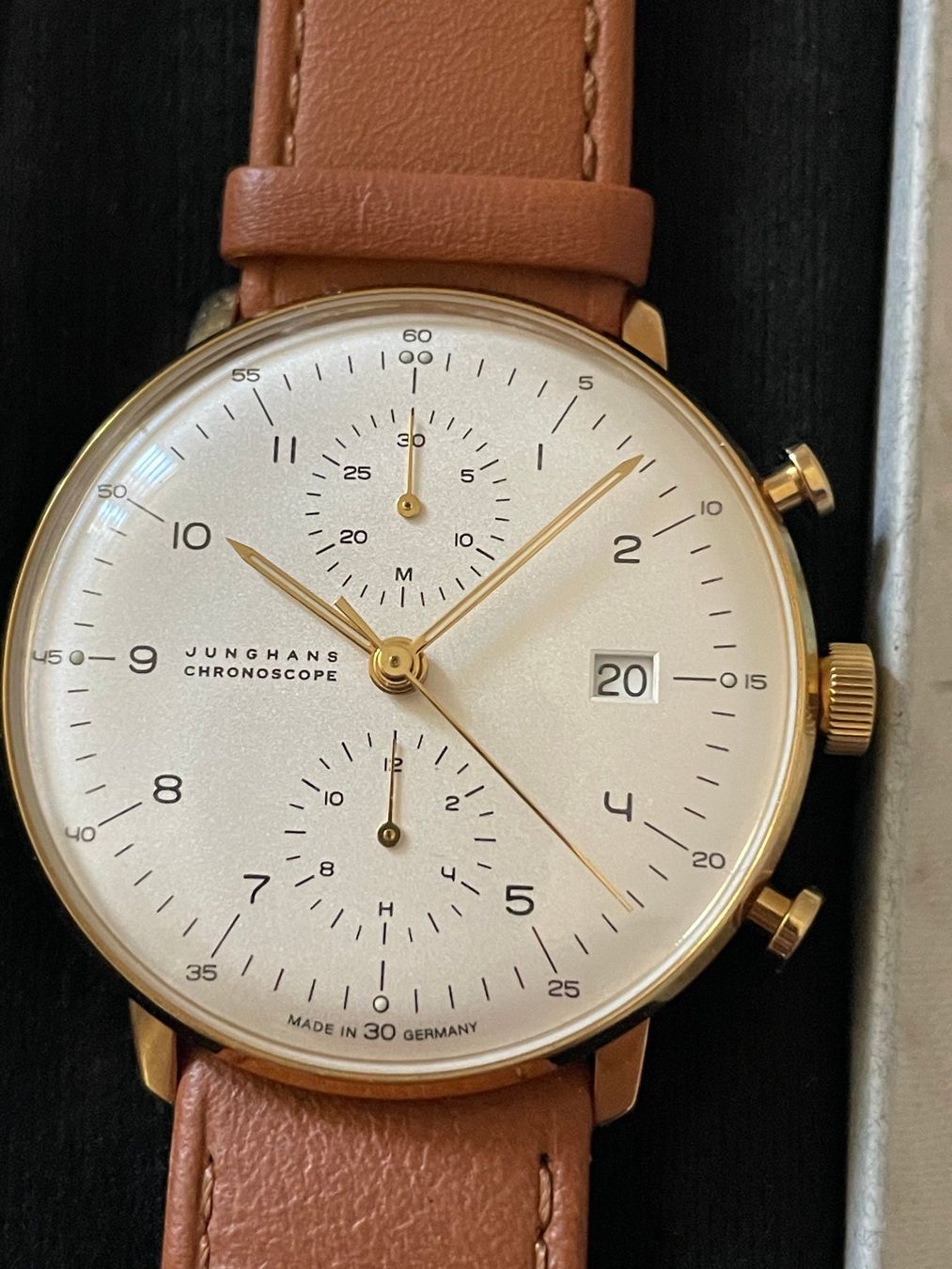 Junghans Uhren: JUNGHANS Max Bill Chronoscope, Ref. 027/7800.00. Ungetragen – Neu und originalverpackt aus Rodersdorf von luculus46 1