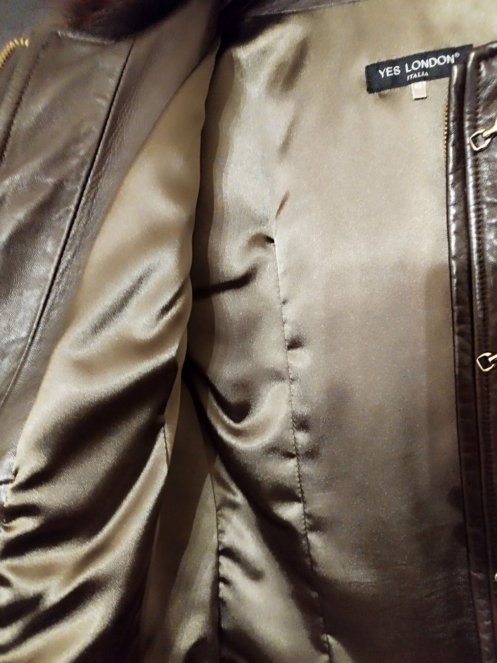 Jacken: Pelz Leder Jacke Damen gr 42 it – Gebraucht aus Basel von pro_79rs 6