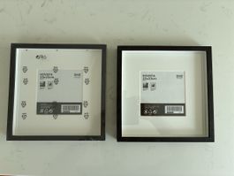 2 Bilderrahmen IKEA Hovsta dunkelbraun 23x23cm neuwertig