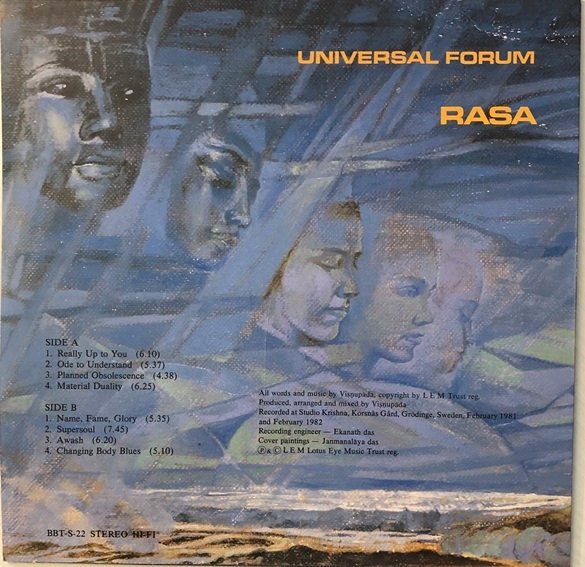Dischi in vinile: Rasa – Universal Forum (LP) – Usato da Grüningen venduto da azulvinyl 1