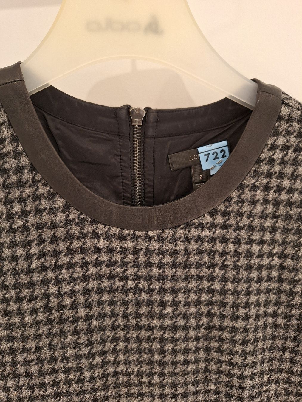 Vestiti: Dress with leather trim – Usato da Cham venduto da Drukkerij 3
