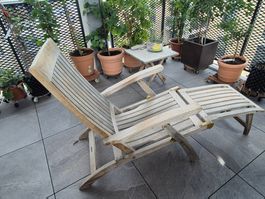 2 Deckchair Elegance 154 X 61 X98 cm